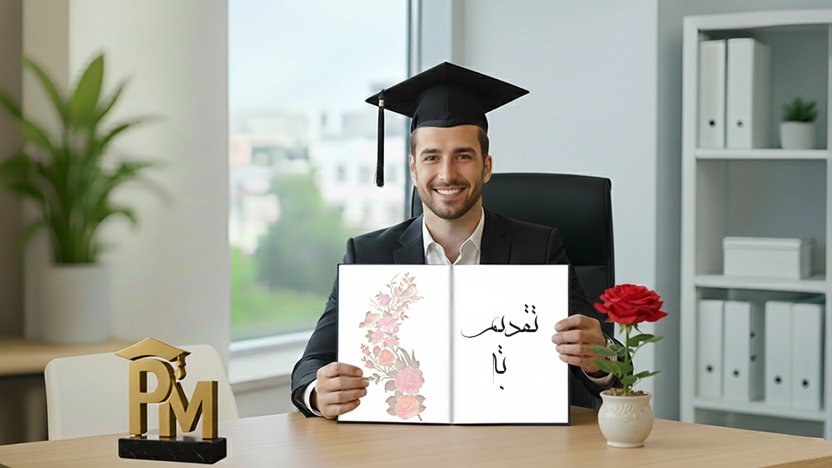 نمونه صفحه تقدیم به پایان‌نامه