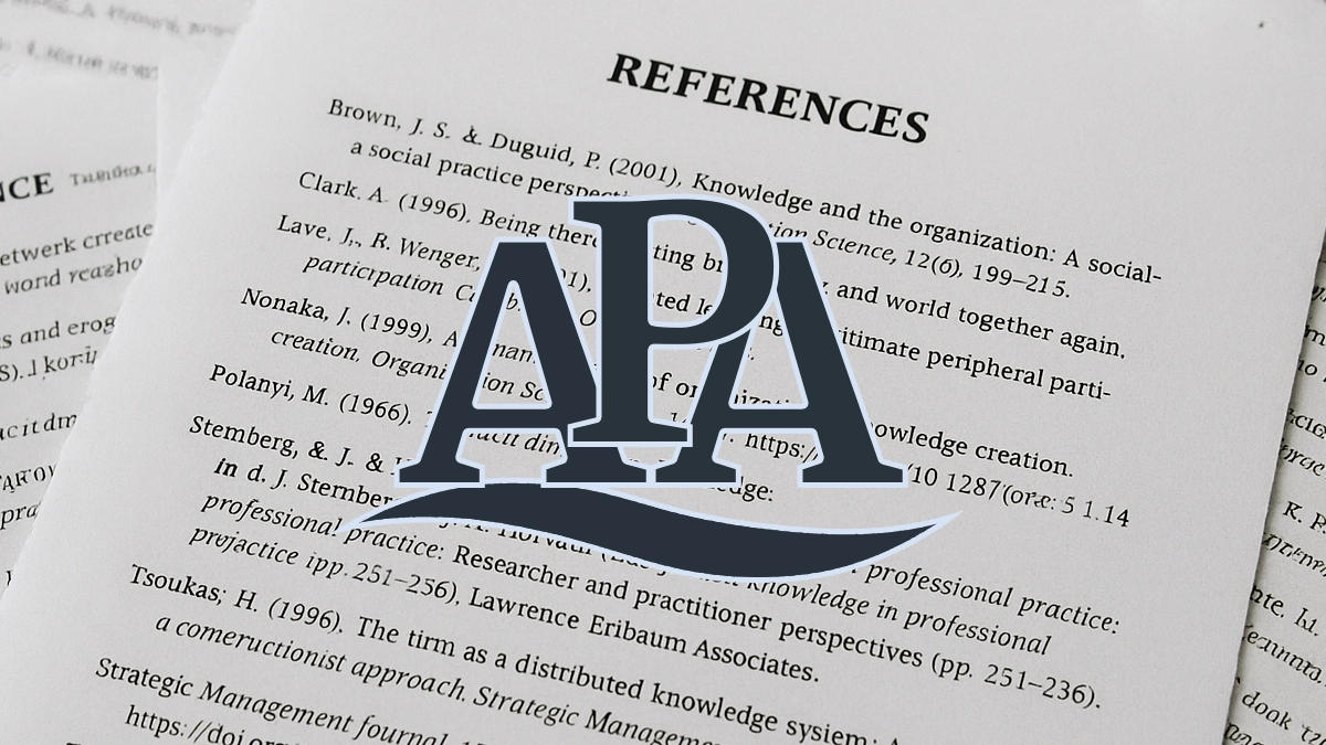 فهرست منابع APA