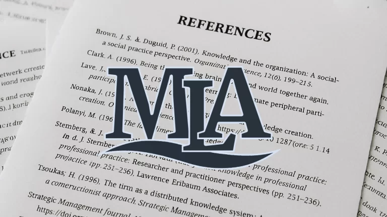 فهرست منابع MLA