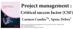 عوامل حیاتی موفقیت مدیریت پروژه