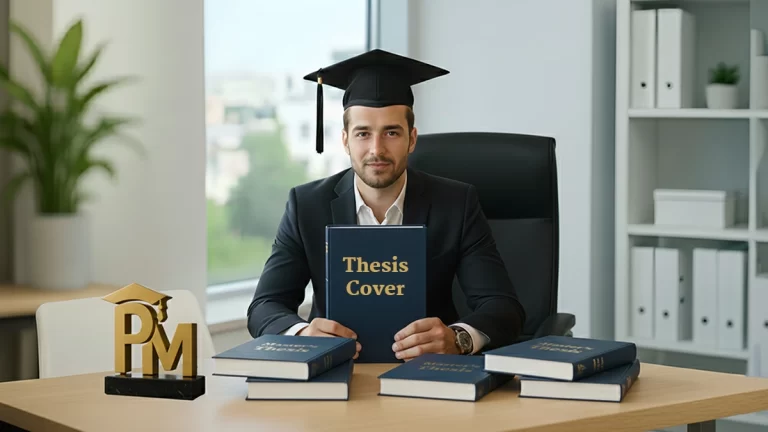 جلد پایان‌نامه به انگلیسی