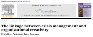 مدیریت بحران و خلاقیت سازمانی