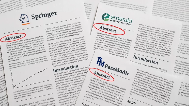 چکیده مقاله و پایان‌نامه